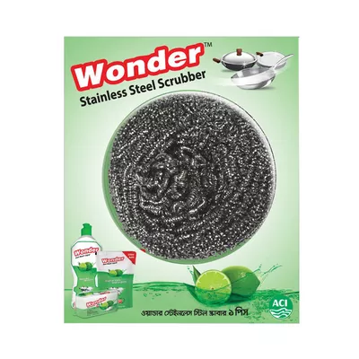 Wonder dish washing steel scourer-1 pc